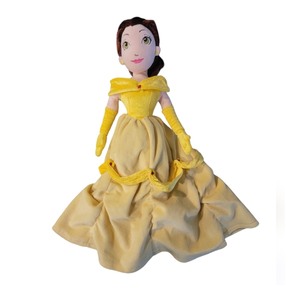 Retired Disney Store Exclusive 15" Princess Belle Beauty Beast Plush Doll - Picture 1 of 8